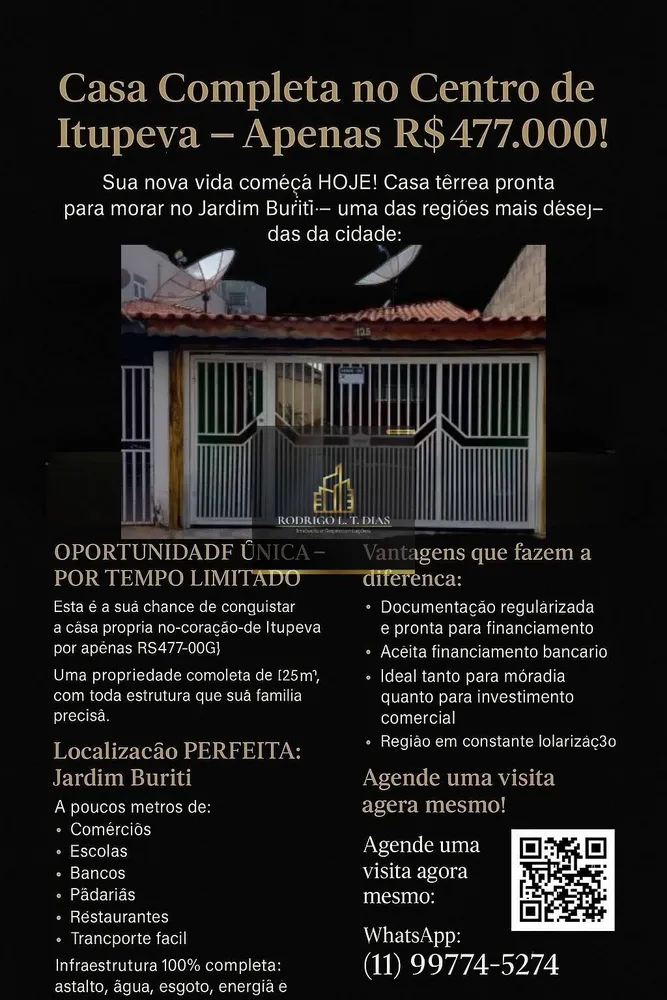 Casa, 2 quartos, 125 m² - Foto 1