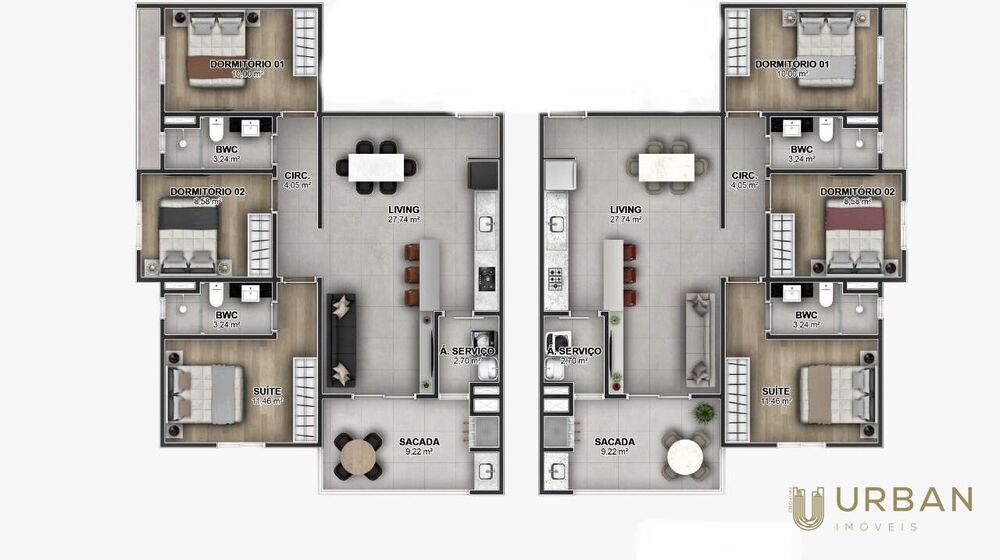 Apartamento, 3 quartos, 92 m² - Foto 16