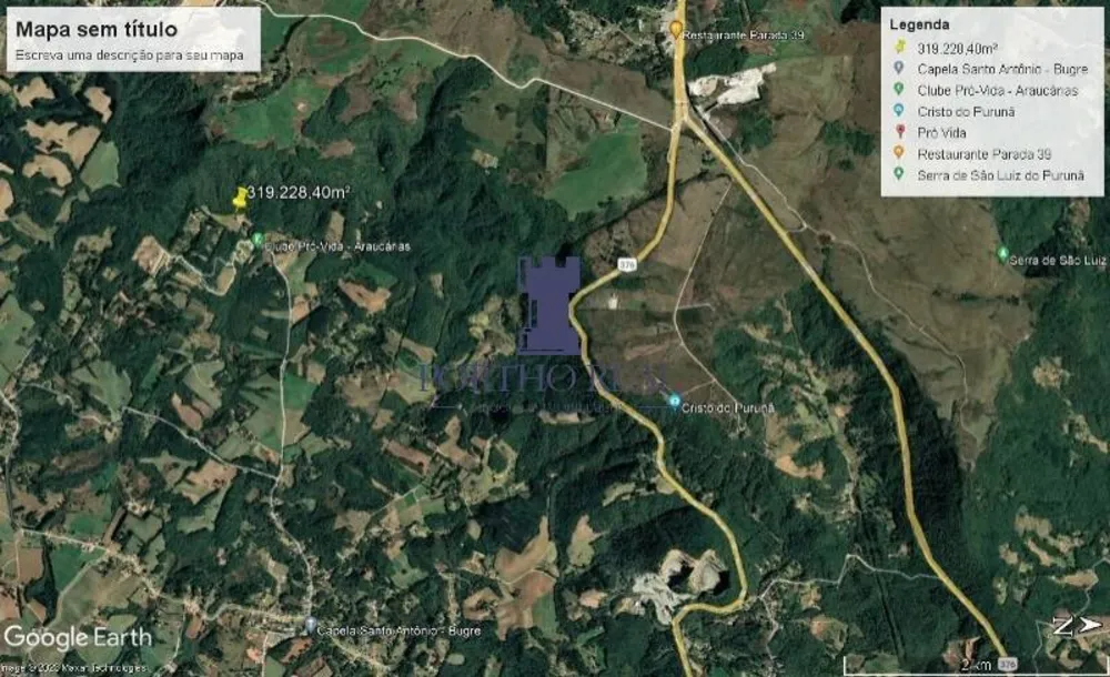 Terreno, 32 hectares - Foto 1