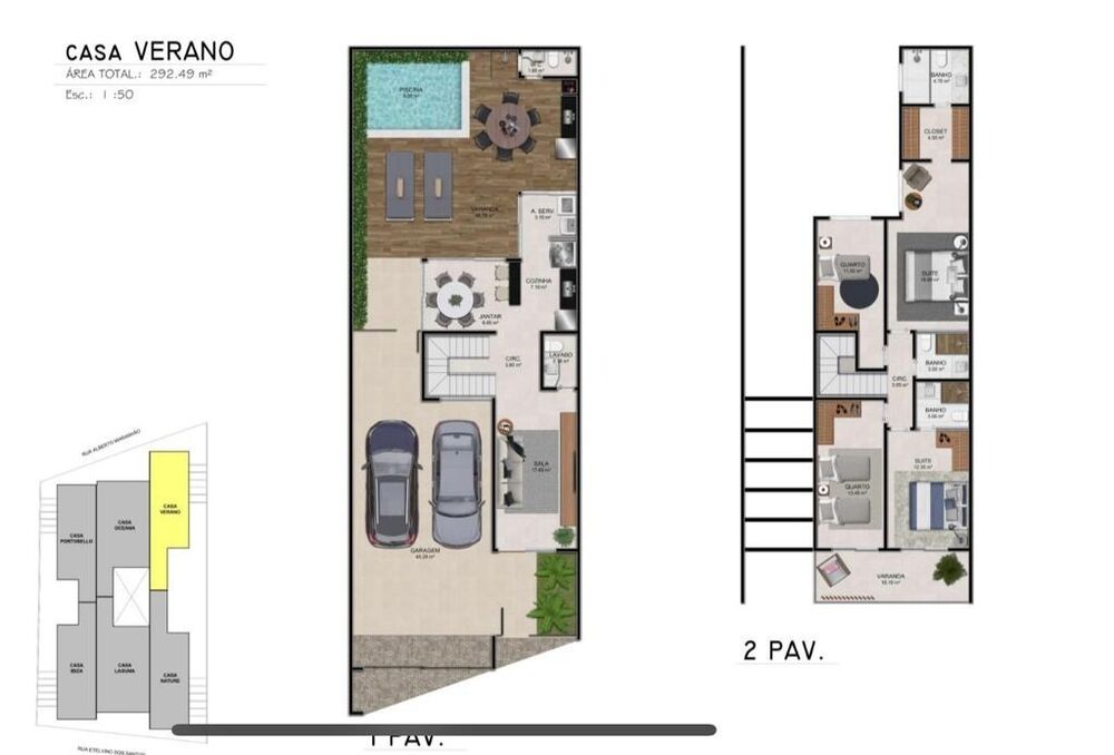 Casa, 4 quartos, 245 m² - Foto 1