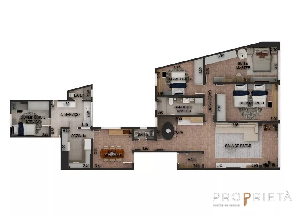 Apartamento, 3 quartos, 180 m² - Foto 13
