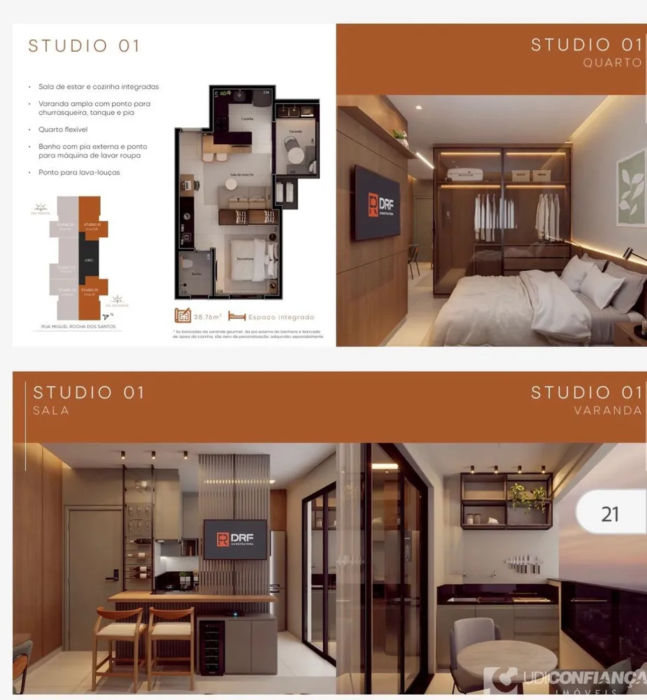 Apartamento, 1 quarto, 39 m² - Foto 3