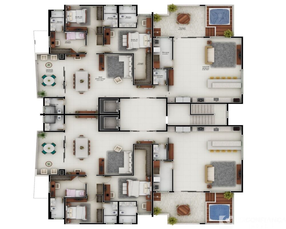 Apartamento, 4 quartos, 131 m² - Foto 2