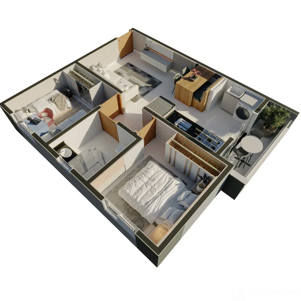 Apartamento, 2 quartos, 46 m² - Foto 8