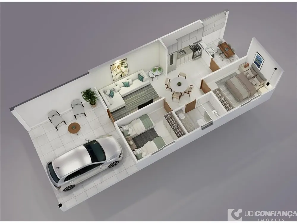 Casa, 2 quartos, 71 m² - Foto 3