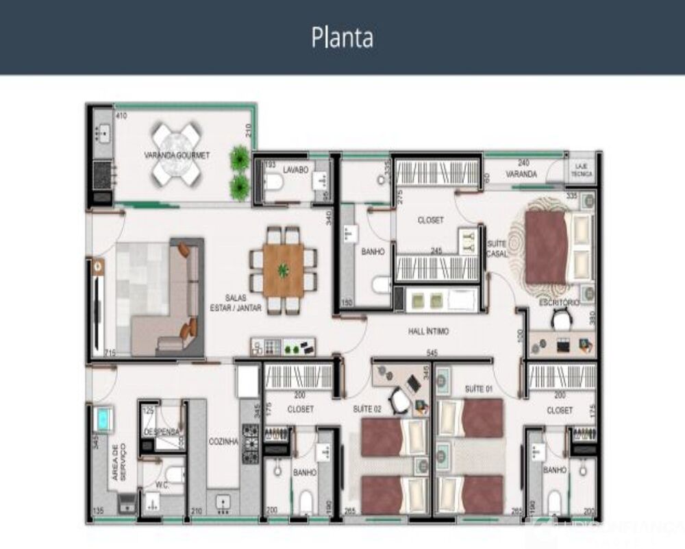 Apartamento, 3 quartos, 136 m² - Foto 4