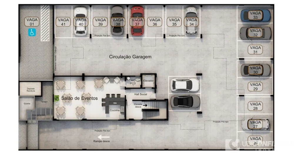 Apartamento, 2 quartos, 59 m² - Foto 3