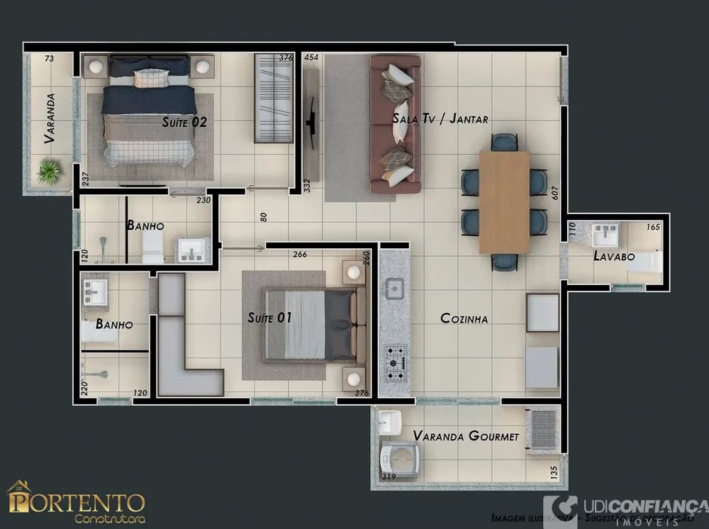Apartamento, 2 quartos, 65 m² - Foto 11