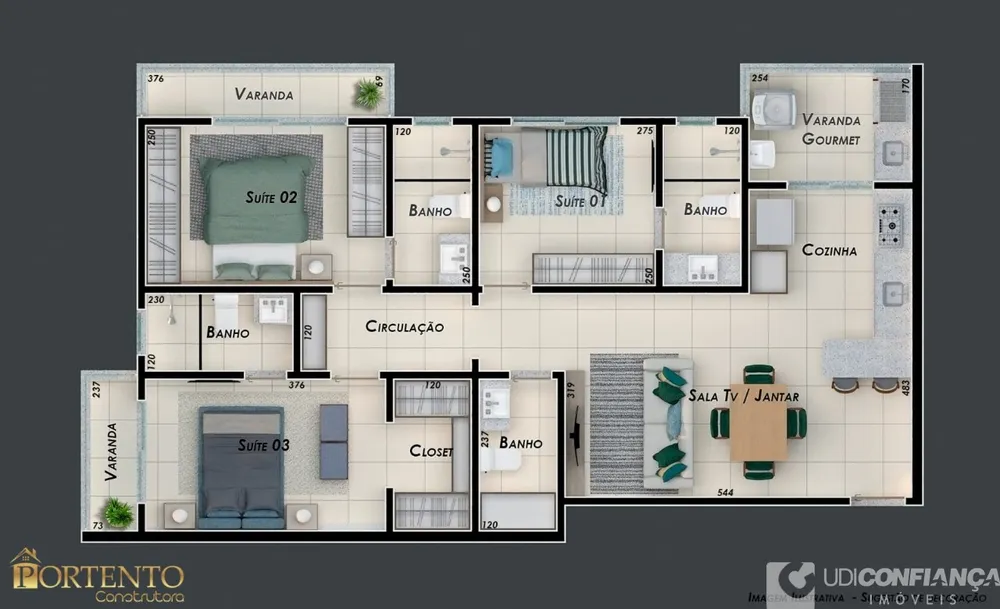 Apartamento, 2 quartos, 65 m² - Foto 10