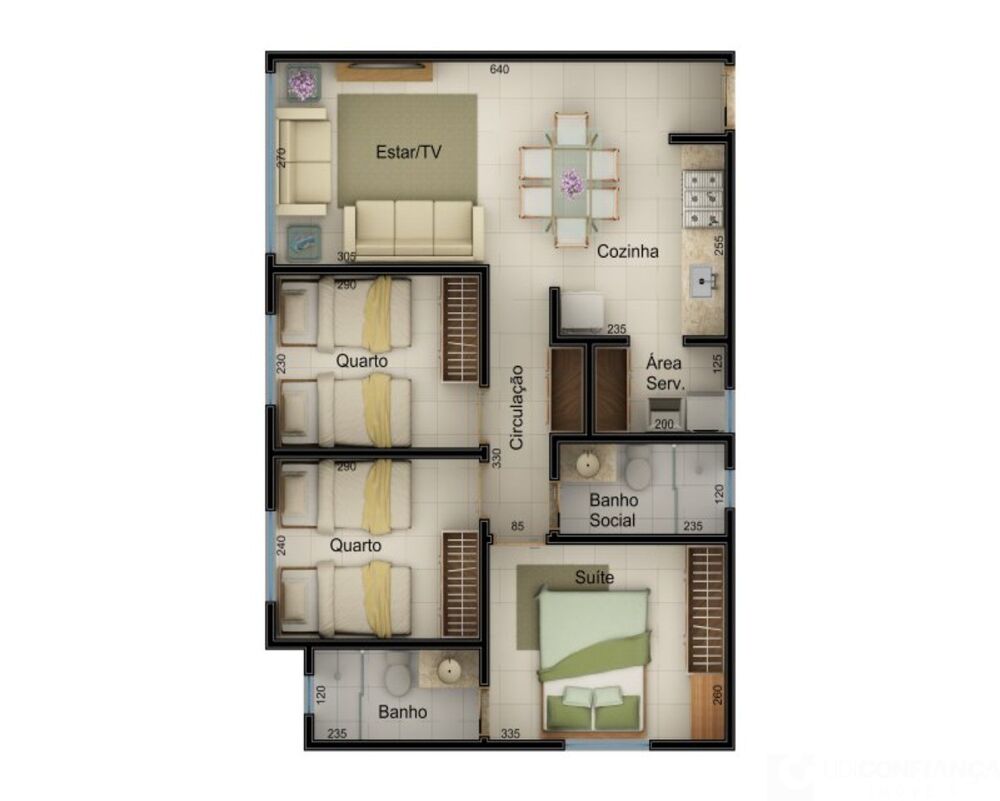 Apartamento, 3 quartos, 61 m² - Foto 16