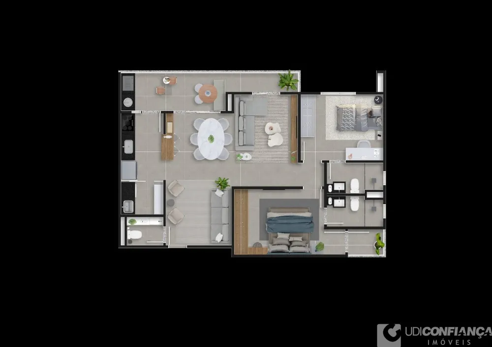 Apartamento, 2 quartos, 69 m² - Foto 9