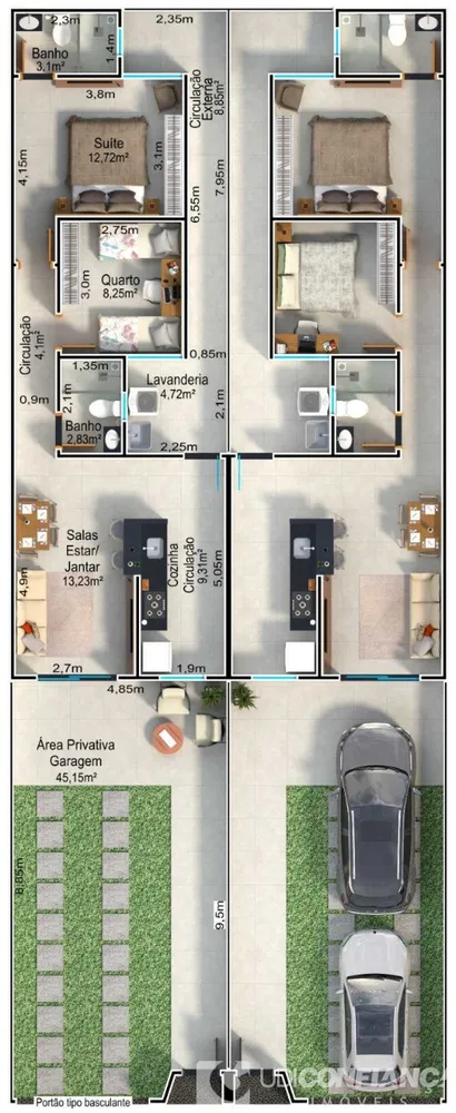 Casa, 2 quartos - Foto 4