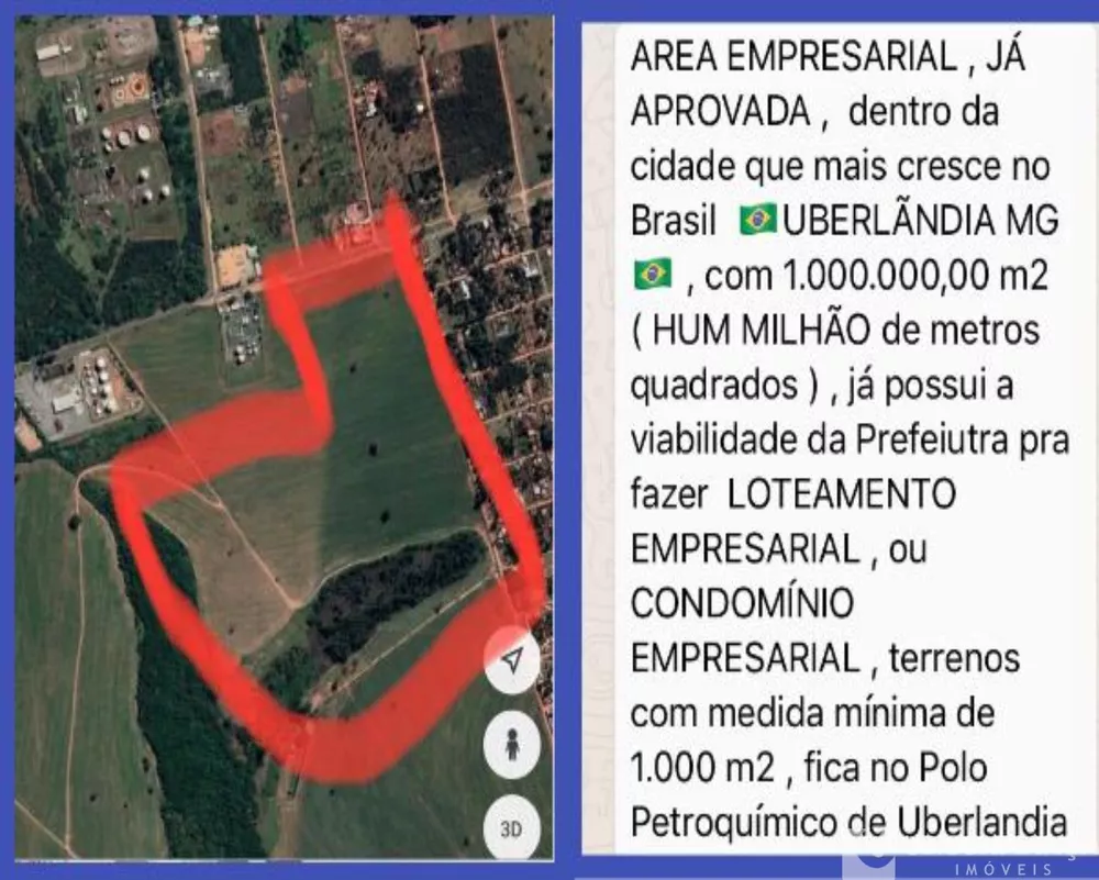 Terreno à venda, 1000000m² - Foto 1