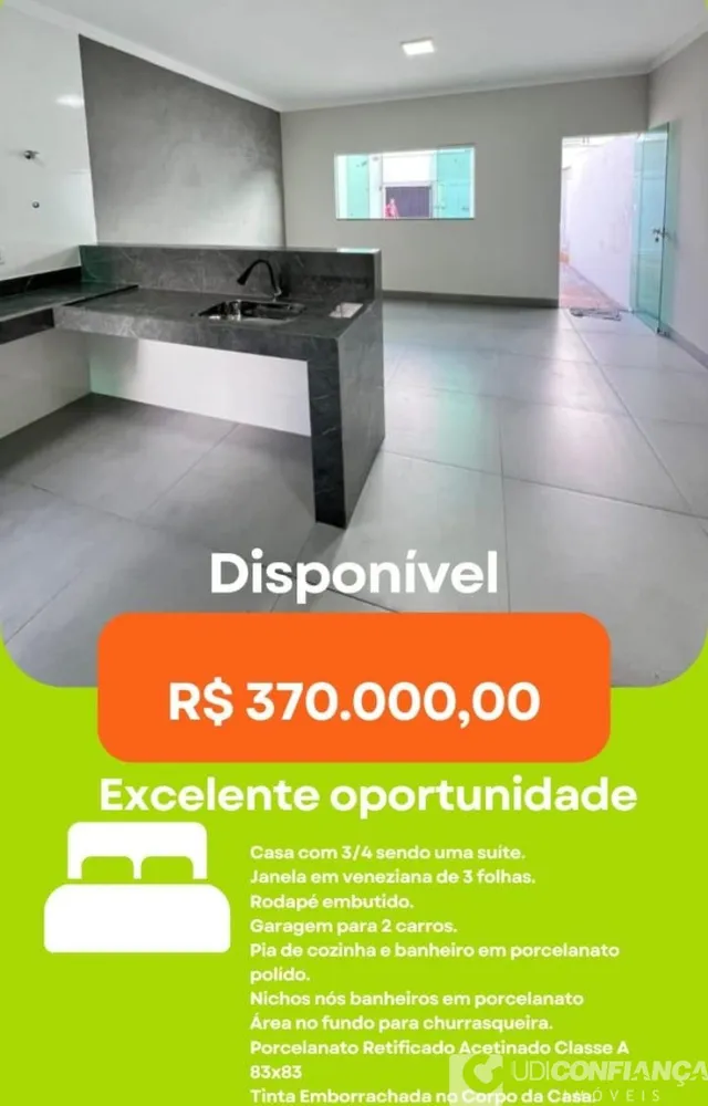 Casa, 3 quartos, 81 m² - Foto 1