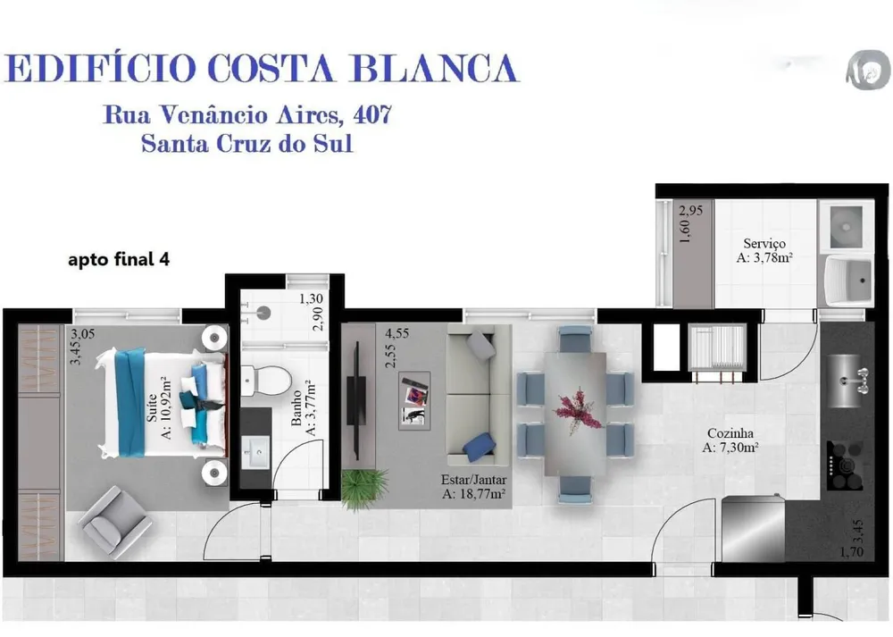 Apartamento, 2 quartos, 102 m² - Foto 8