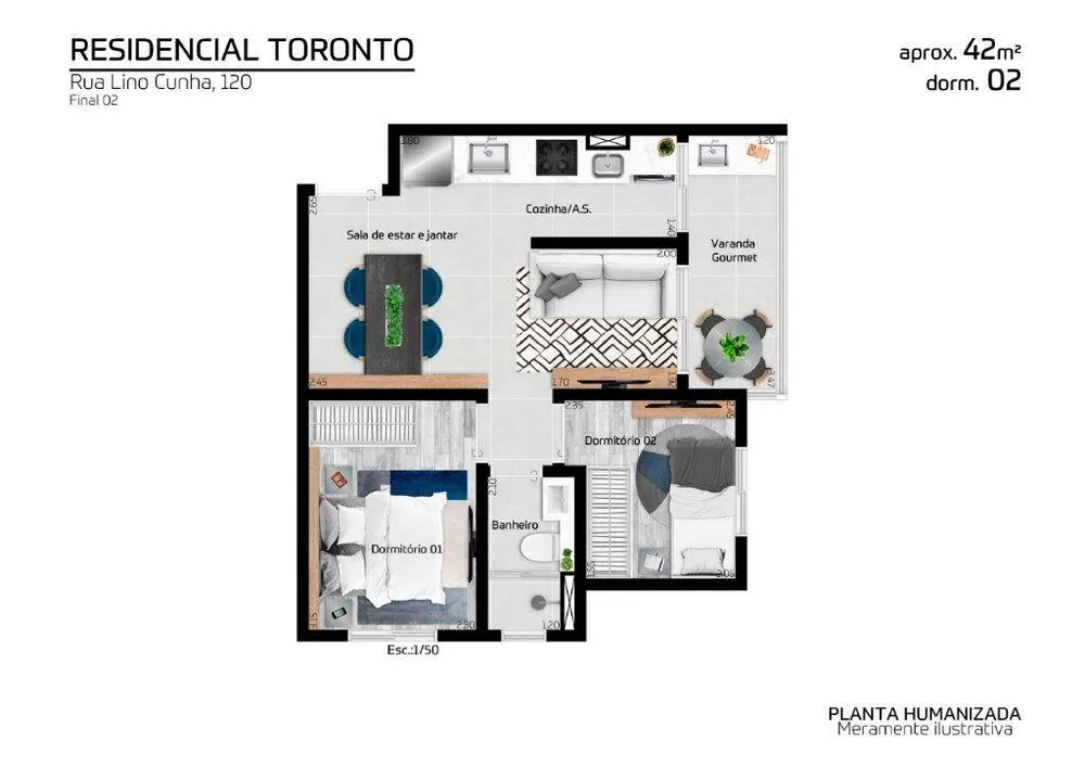Apartamento, 1 quarto, 30 m² - Foto 12