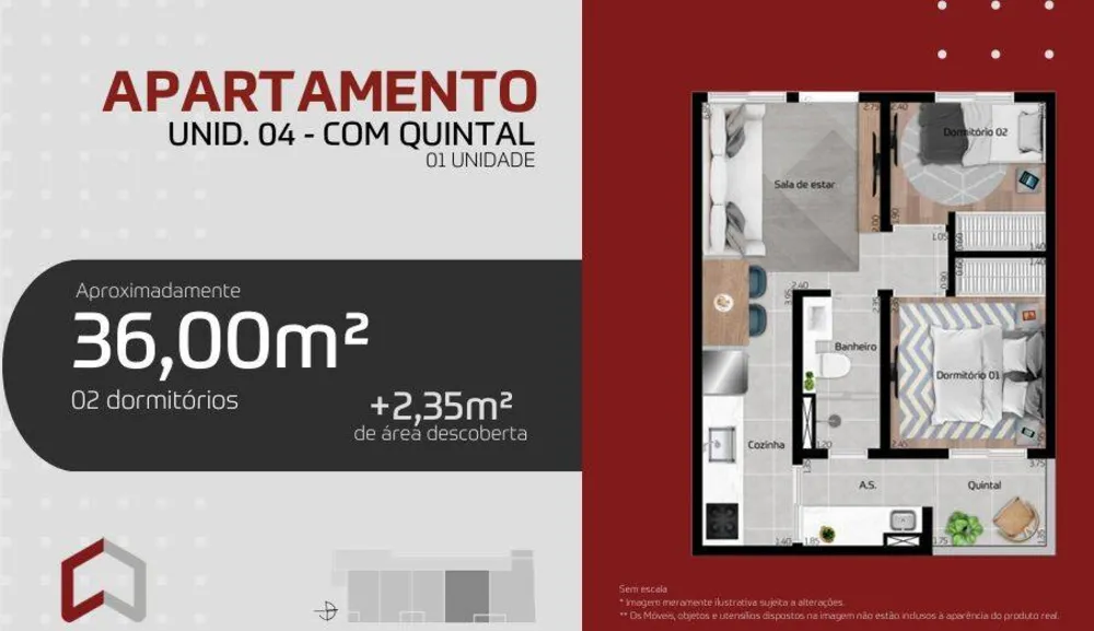 Apartamento, 1 quarto, 26 m² - Foto 4