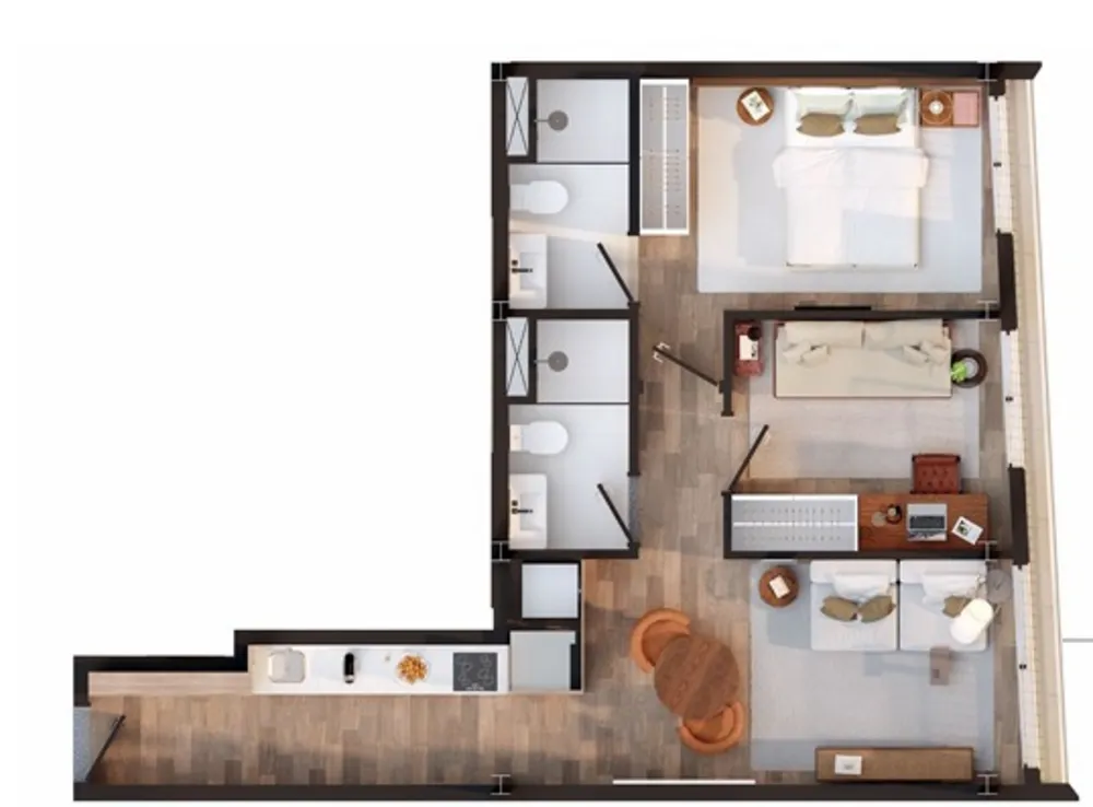 Apartamento, 2 quartos - Foto 10