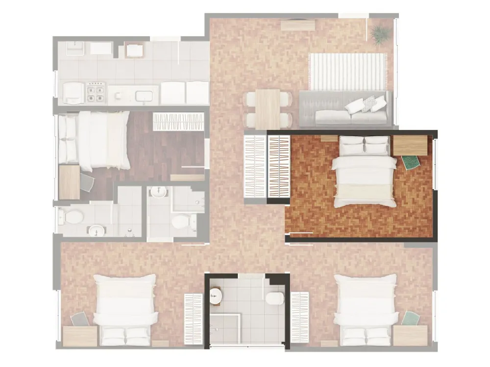 Apartamento, 4 quartos - Foto 4