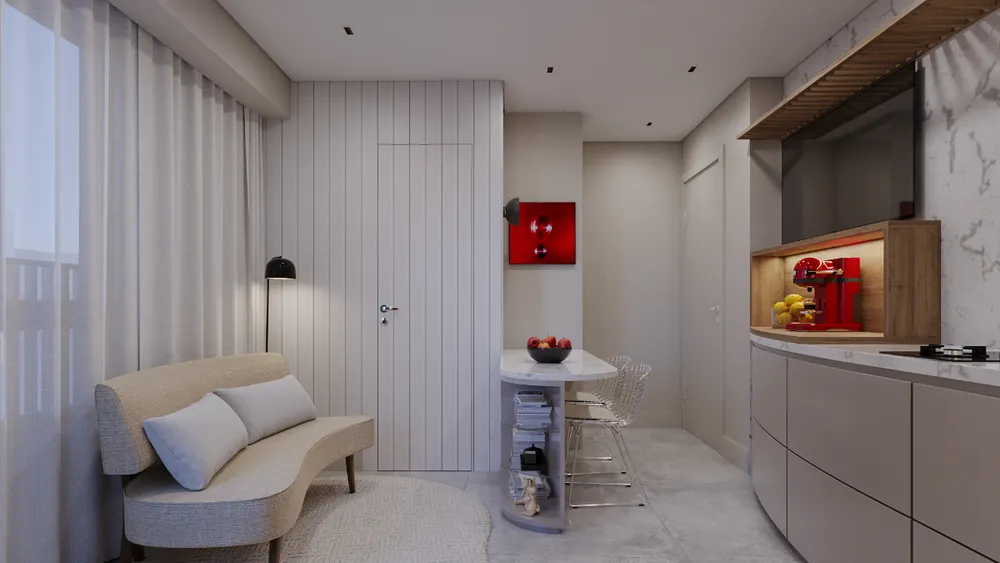 Apartamento, 1 quarto, 600 m² - Foto 7