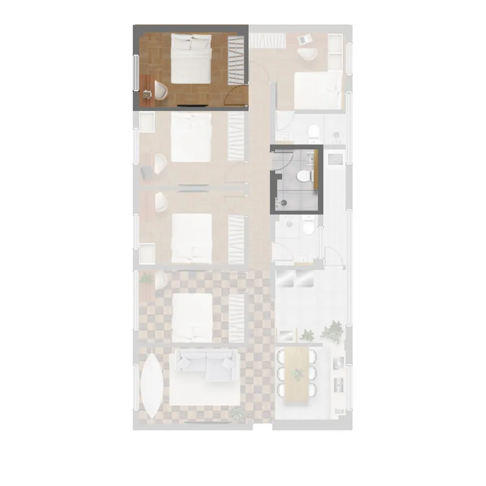 Apartamento, 5 quartos - Foto 1