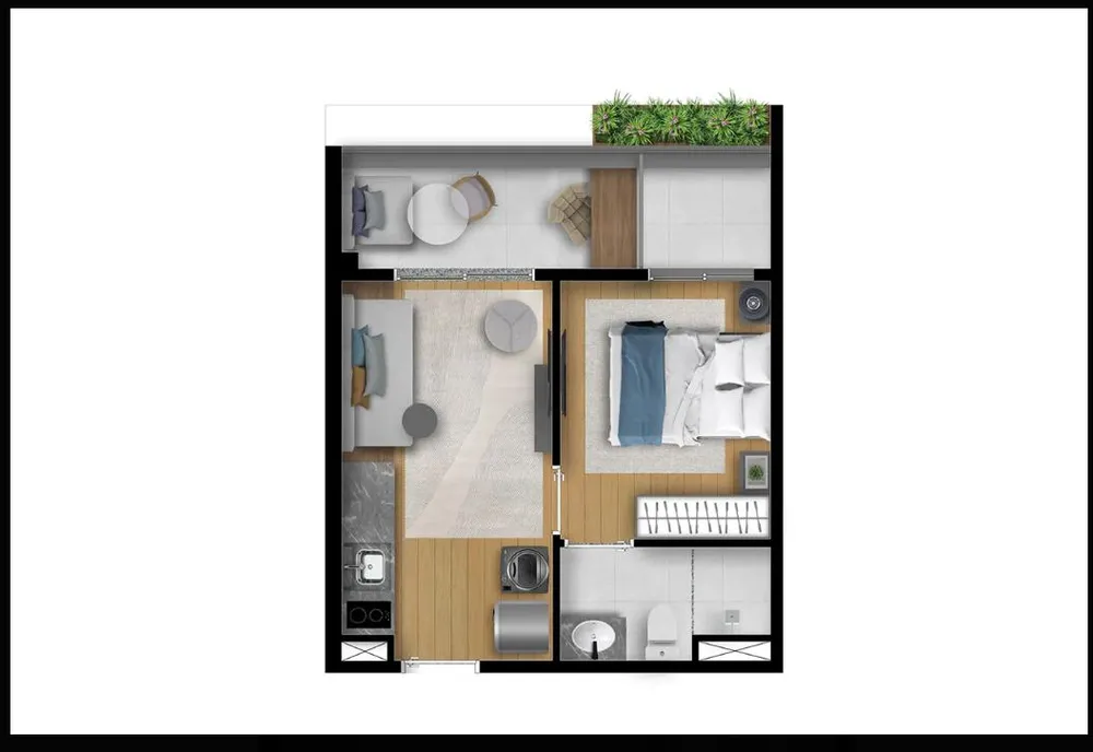 Apartamento, 1 quarto, 1178 m² - Foto 7