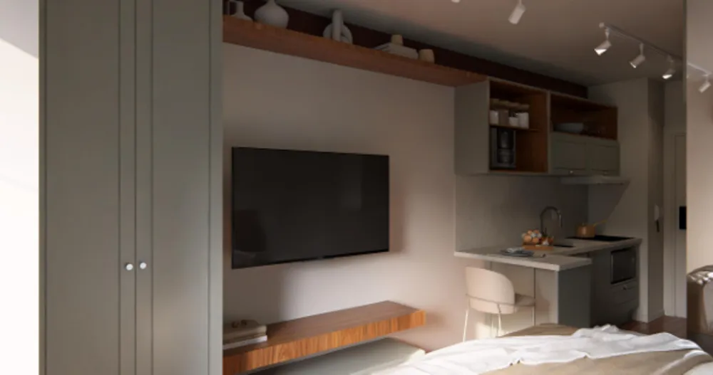 Apartamento, 1 quarto, 25 m² - Foto 2