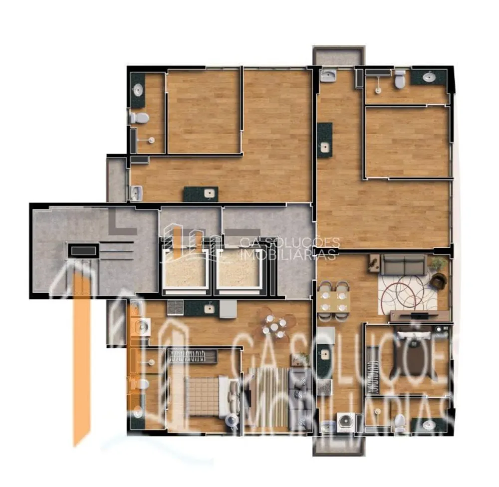 Apartamento, 1 quarto, 32 m² - Foto 9