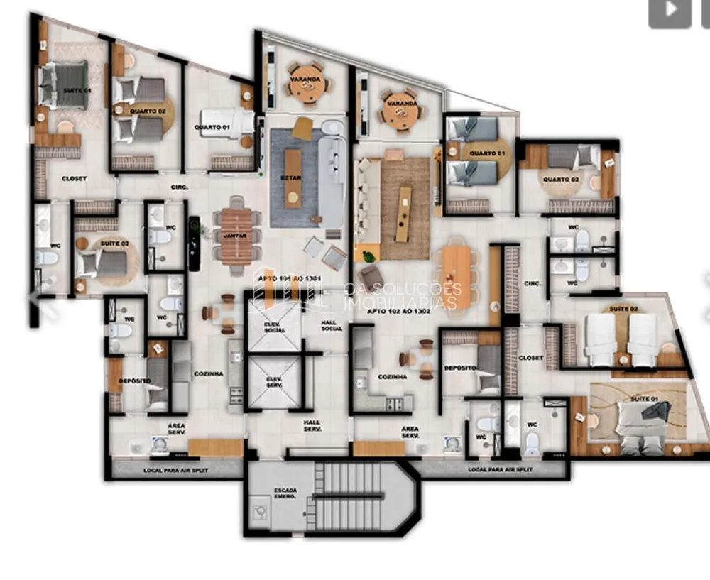 Apartamento, 4 quartos, 127 m² - Foto 12