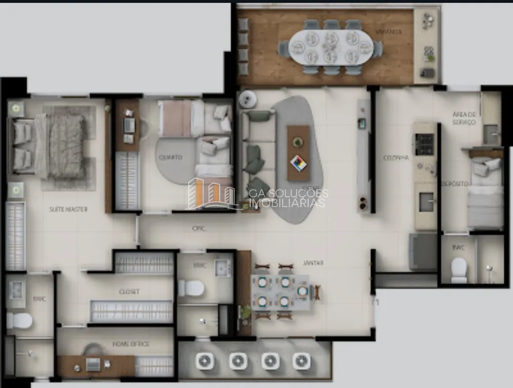 Apartamento, 2 quartos, 93 m² - Foto 12