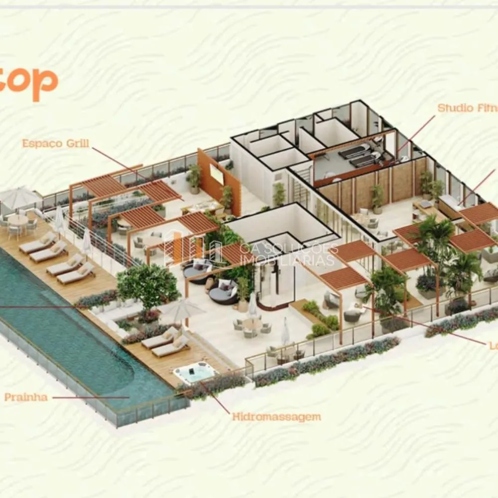 Flat/Apart Hotel, 1 quarto, 36 m² - Foto 3