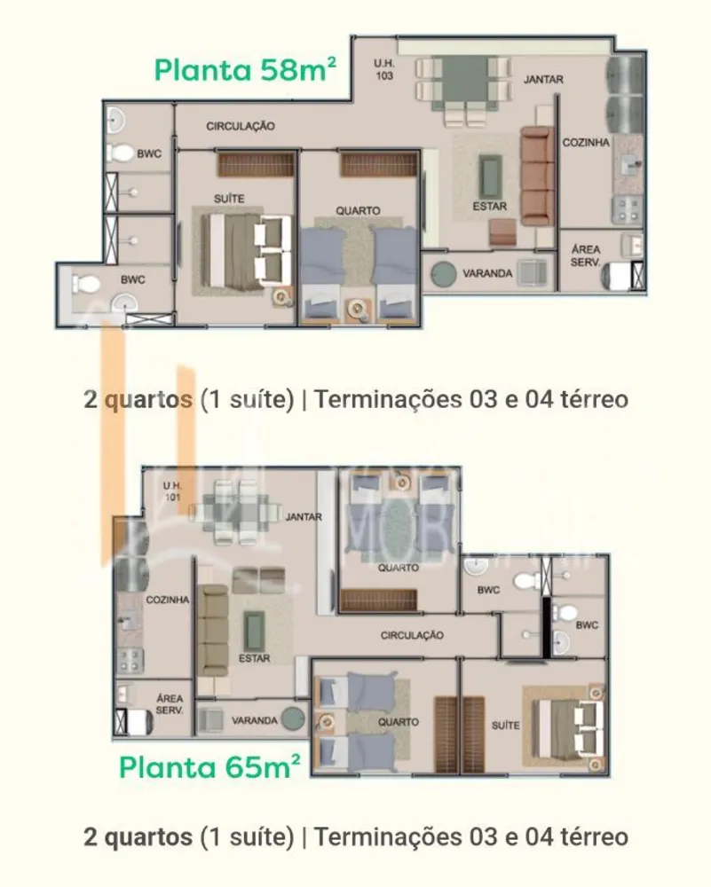 Flat/Apart Hotel, 1 quarto, 58 m² - Foto 11