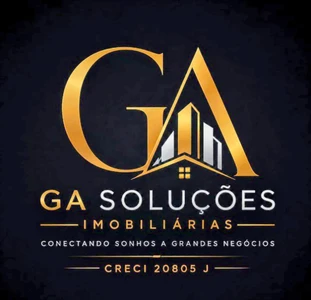 Logo de GA soluções imobiliárias 