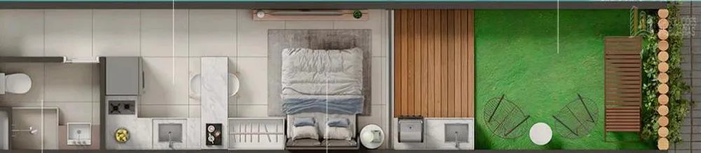 Flat/Apart Hotel, 1 quarto, 22 m² - Foto 9