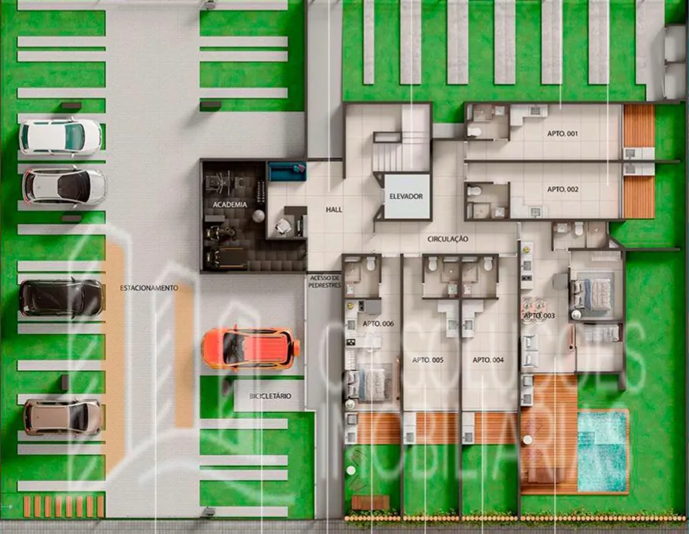 Flat/Apart Hotel, 1 quarto, 22 m² - Foto 12