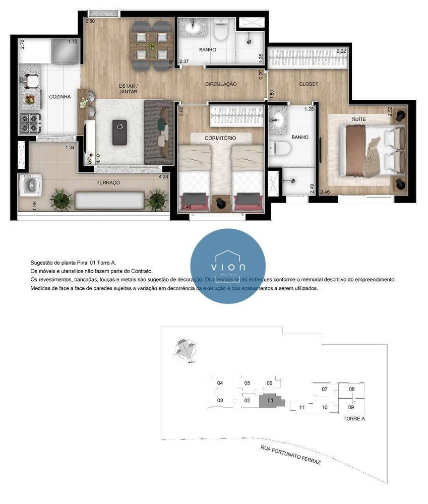 Apartamento, 2 quartos, 55 m² - Foto 4