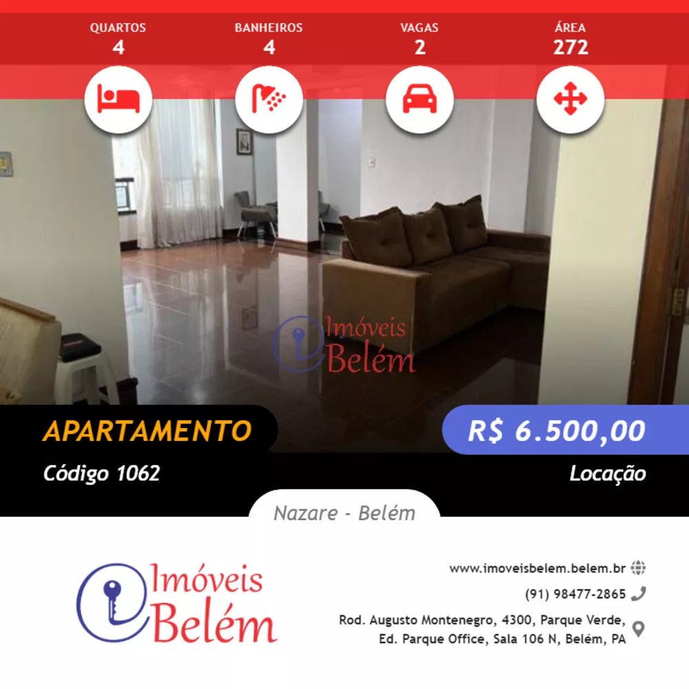 Apartamento para alugar com 4 quartos, 272m² - Foto 1