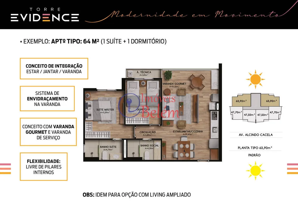 Apartamento, 3 quartos, 94 m² - Foto 5