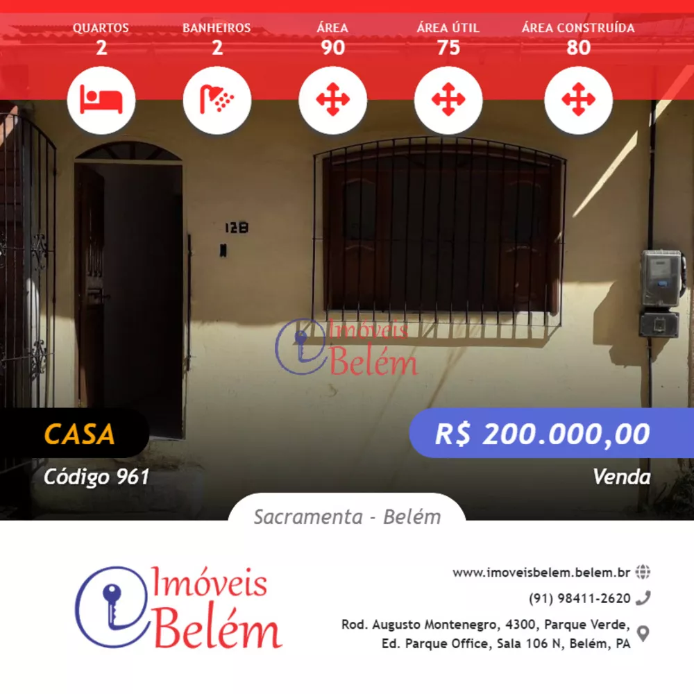 Casa à venda com 2 quartos, 75m² - Foto 1