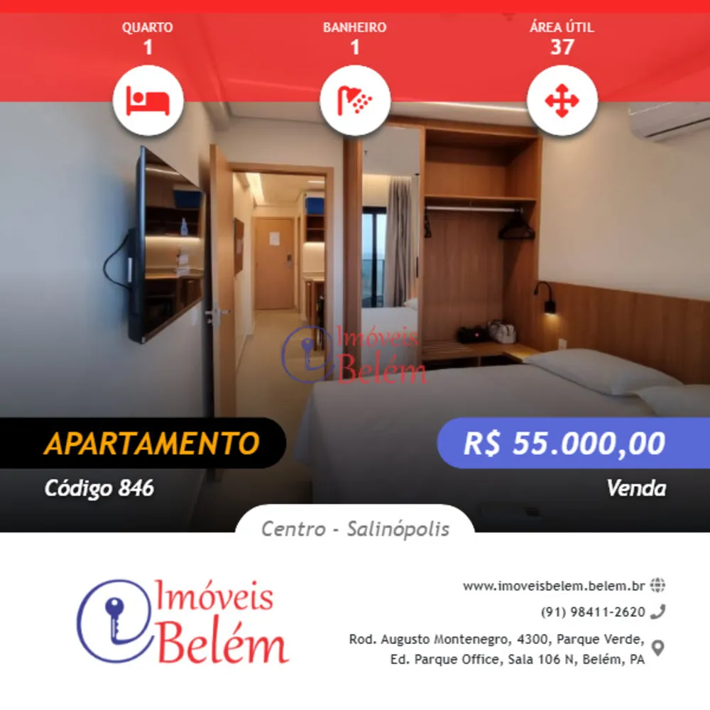 Apartamento, 1 quarto, 37 m² - Foto 8