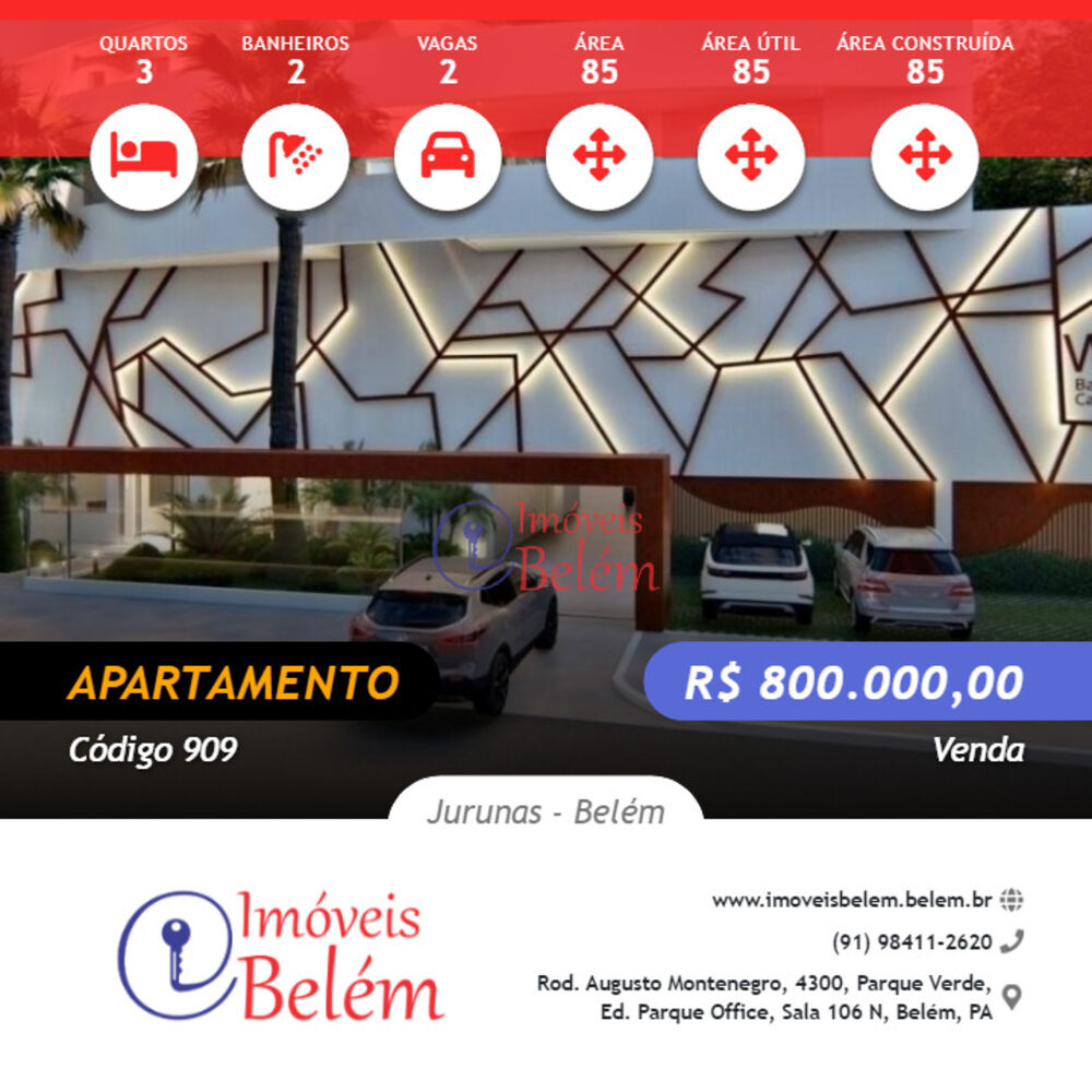 Apartamento, 3 quartos, 85 m² - Foto 1