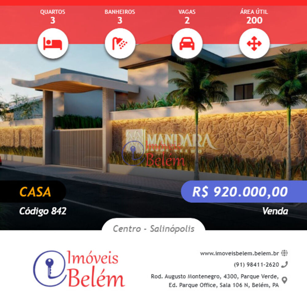 Casa à venda com 3 quartos, 200m² - Foto 1