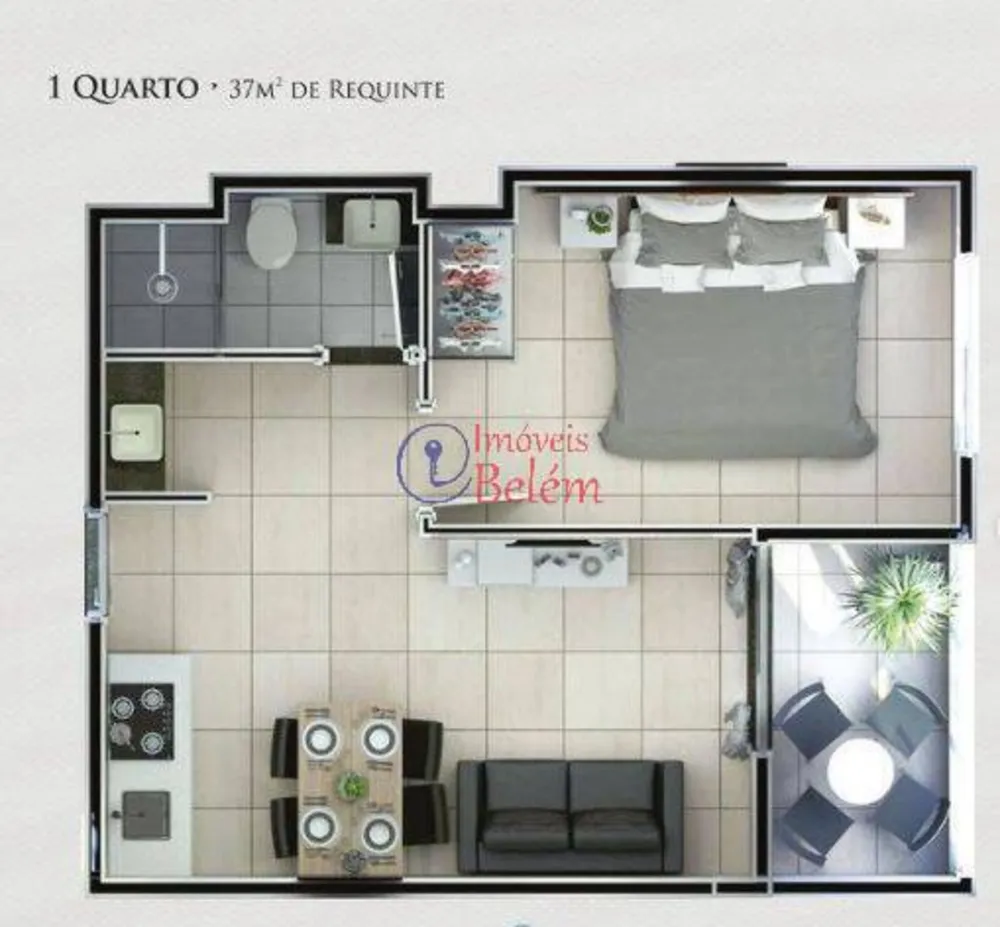 Apartamento, 1 quarto, 37 m² - Foto 20