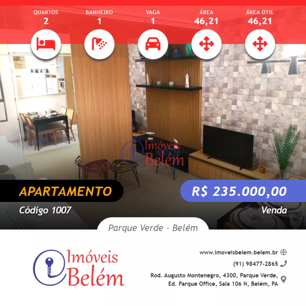 Apartamento à venda com 2 quartos, 46m² - Foto 1