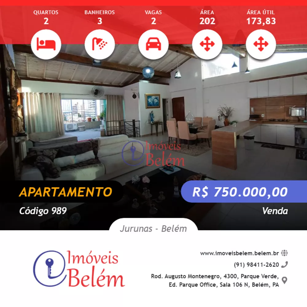 Apartamento à venda com 2 quartos, 173m² - Foto 1