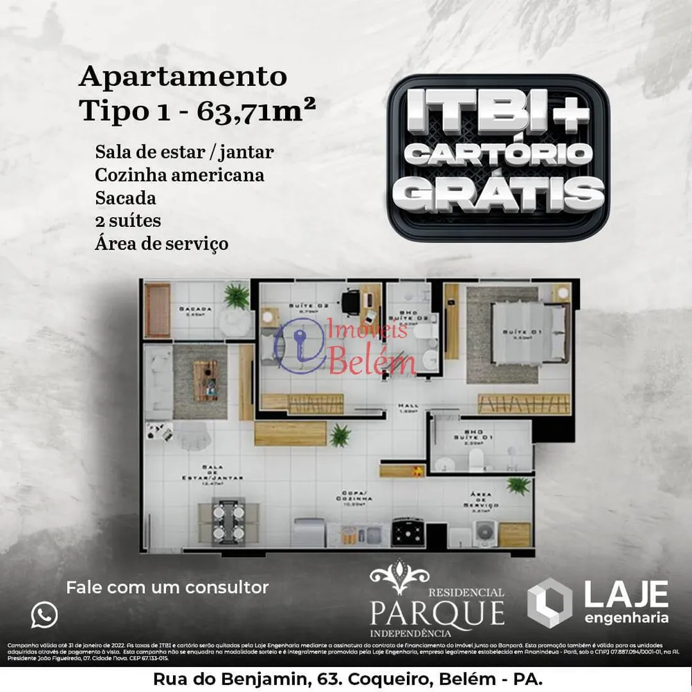 Apartamento, 2 quartos, 63 m² - Foto 19