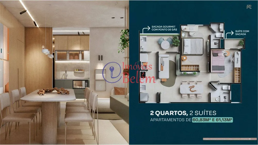 Apartamento, 2 quartos, 60 m² - Foto 12