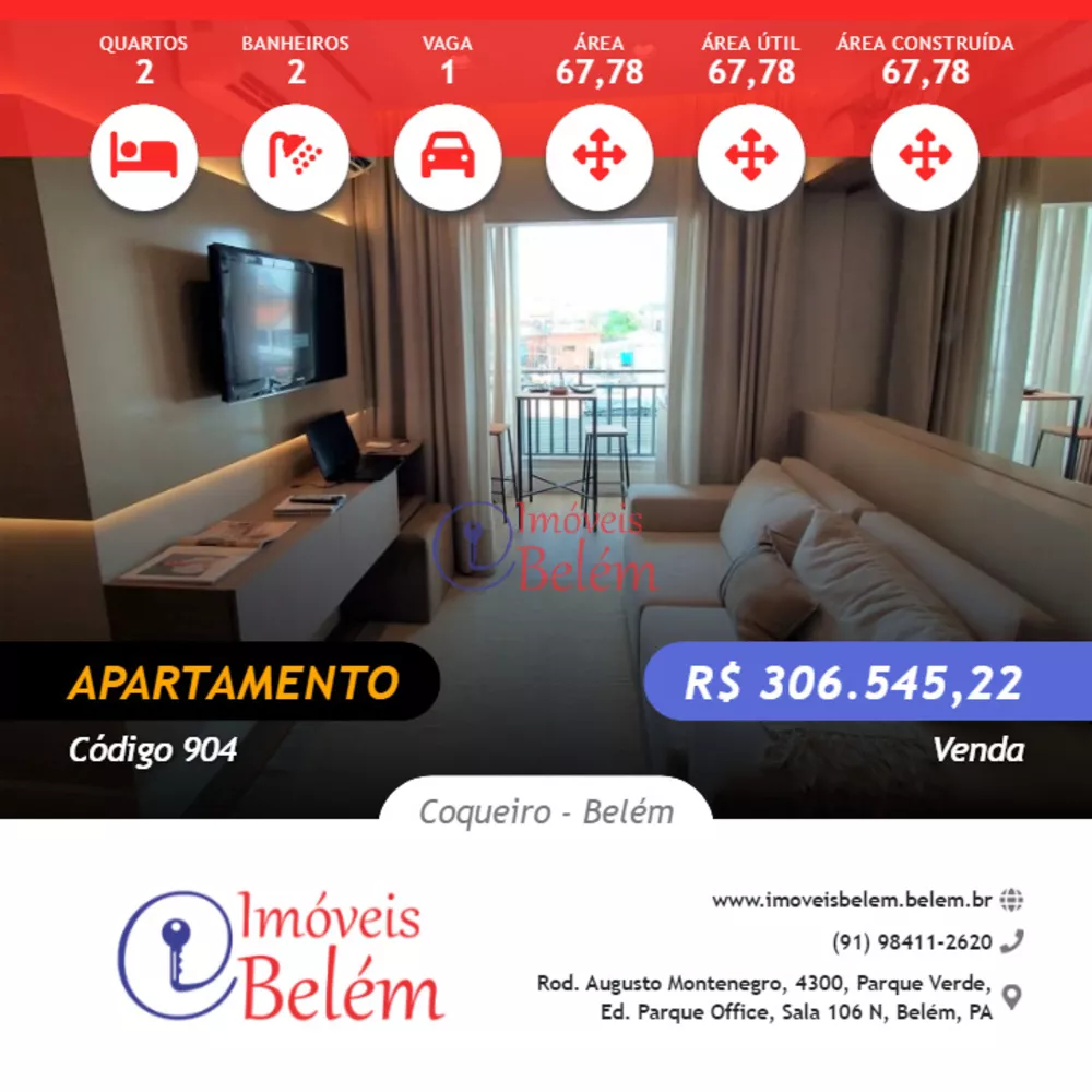 Apartamento à venda com 2 quartos, 67m² - Foto 1