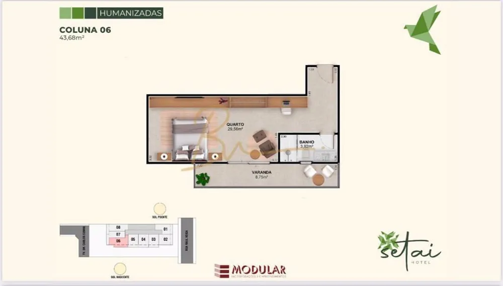 Apartamento, 1 quarto, 32 m² - Foto 7