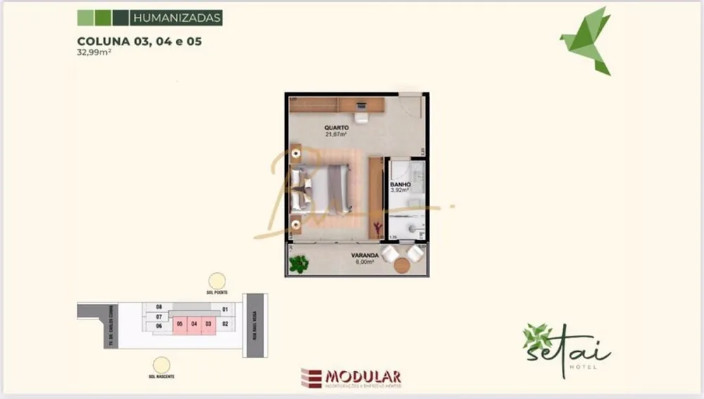 Apartamento, 1 quarto, 32 m² - Foto 8